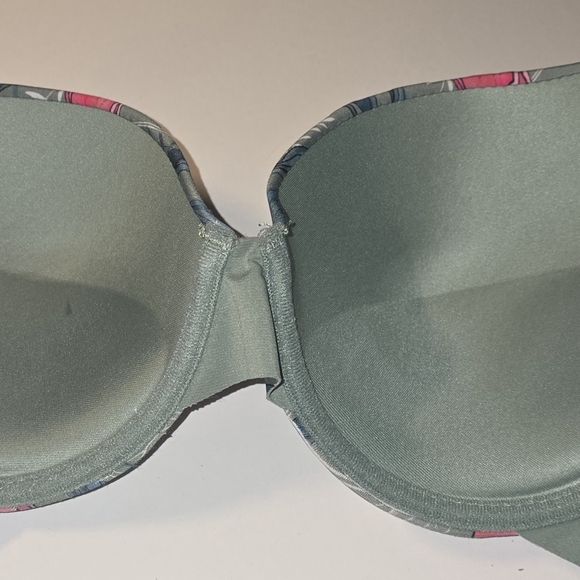 Catherine malandrino pushup bra 42C with roses design new RN# 146342 - Picture 5 of 6